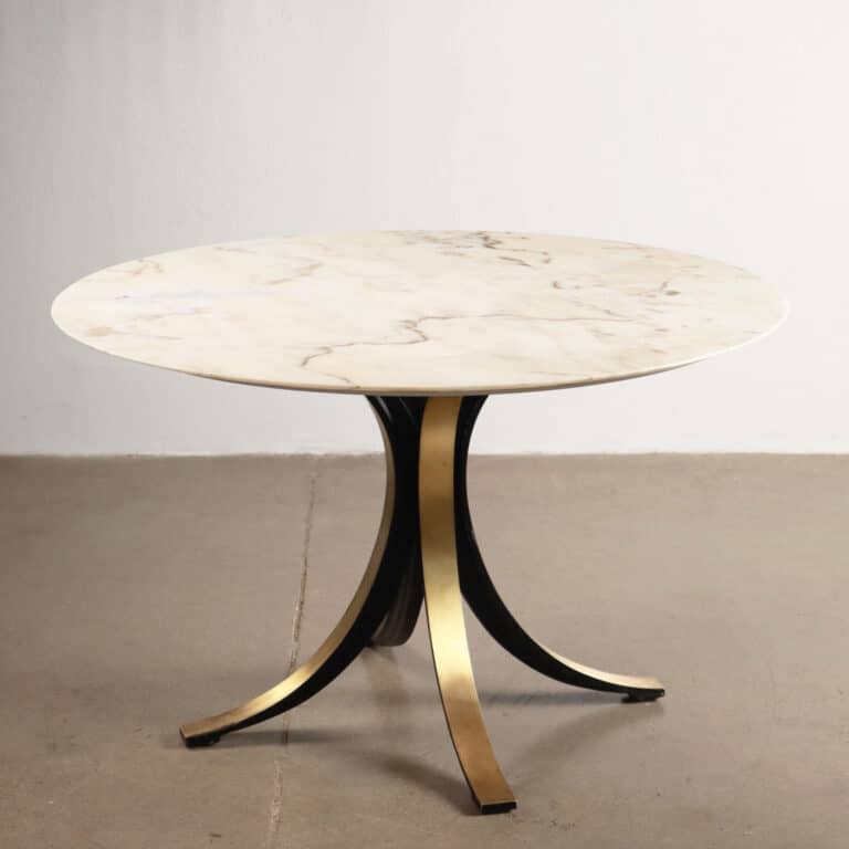 Tavolo con piano in marmo anni '70