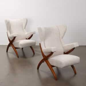 Due Poltrone 'Fiorenza' by Franco Albini