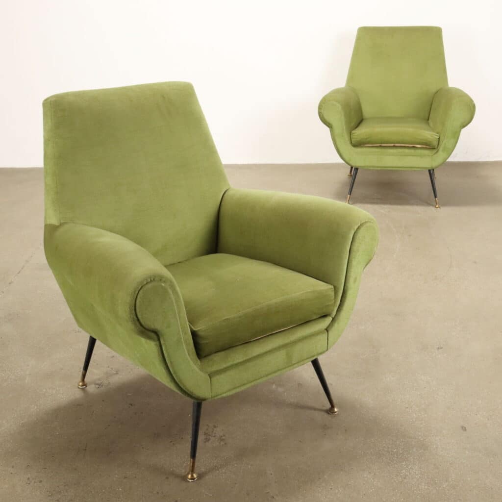 Due Poltrone anni '60 tipo Radice