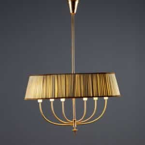Lampadario a sei luci anni '40