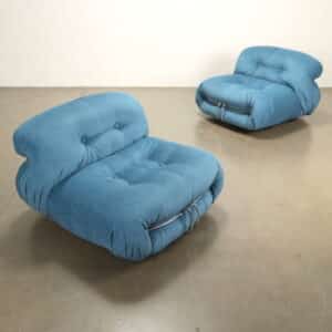Due Poltrone 'Soriana' by Tobia Scarpa