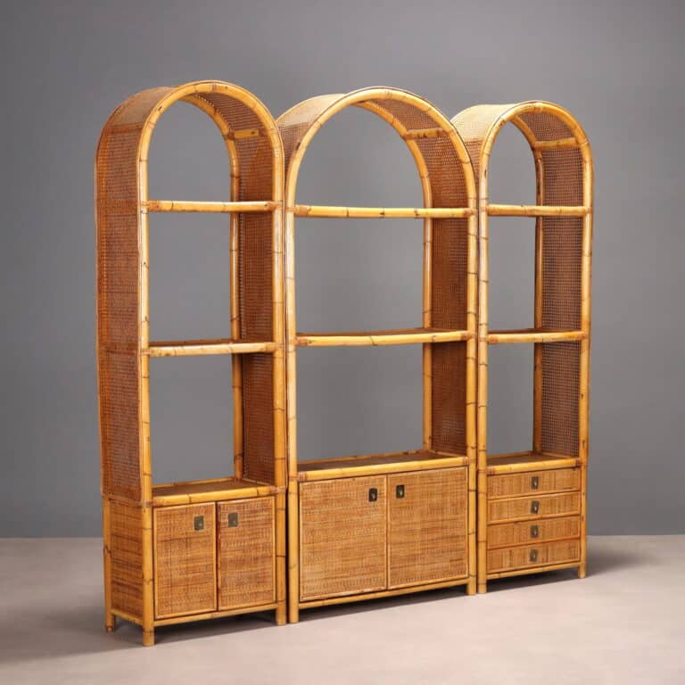 Arredo anni '80 in bambù