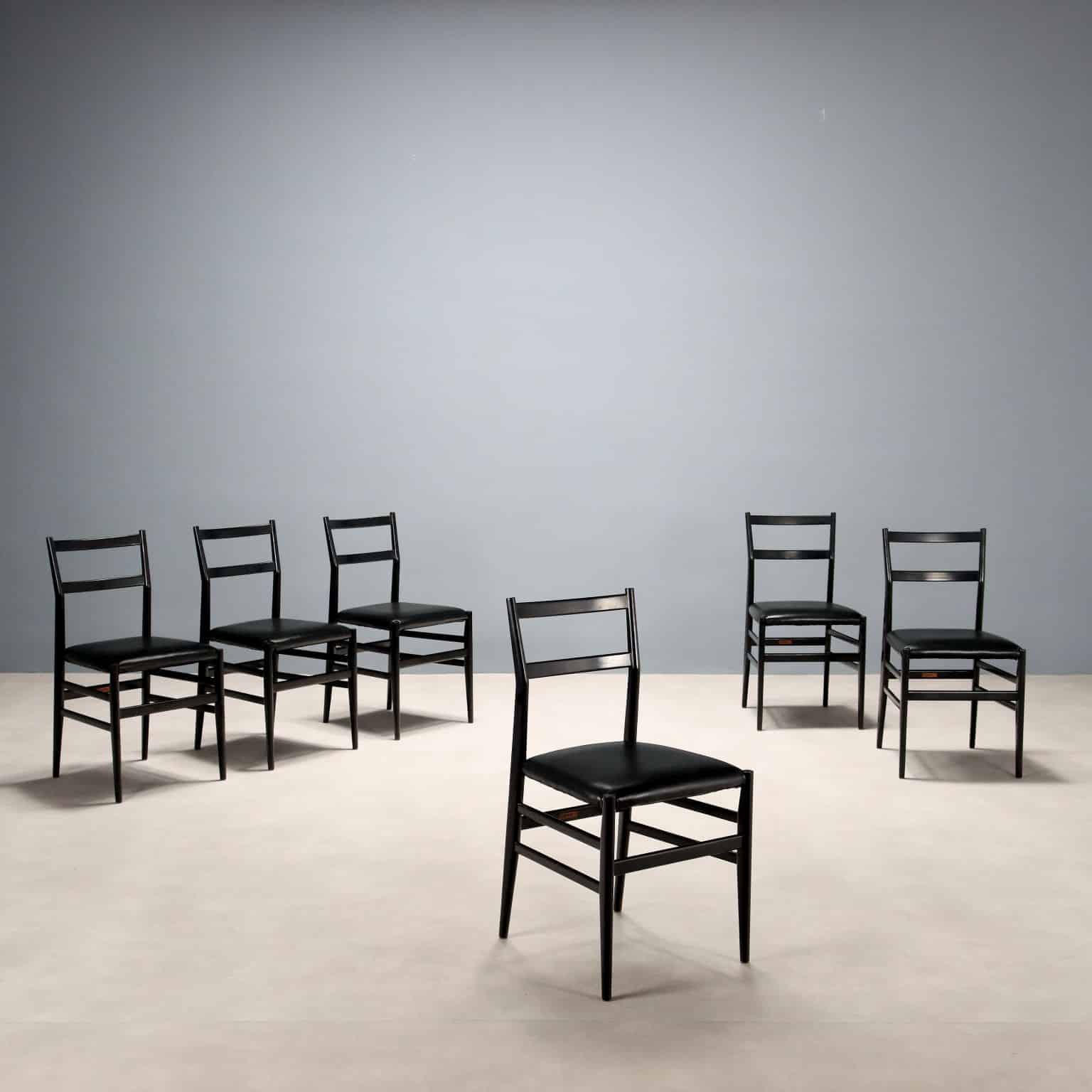 Sei Sedie 'Leggera' by Gio Ponti