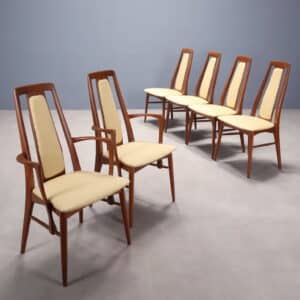 Sei Sedie anni '60 di manifattura Nordeuropea