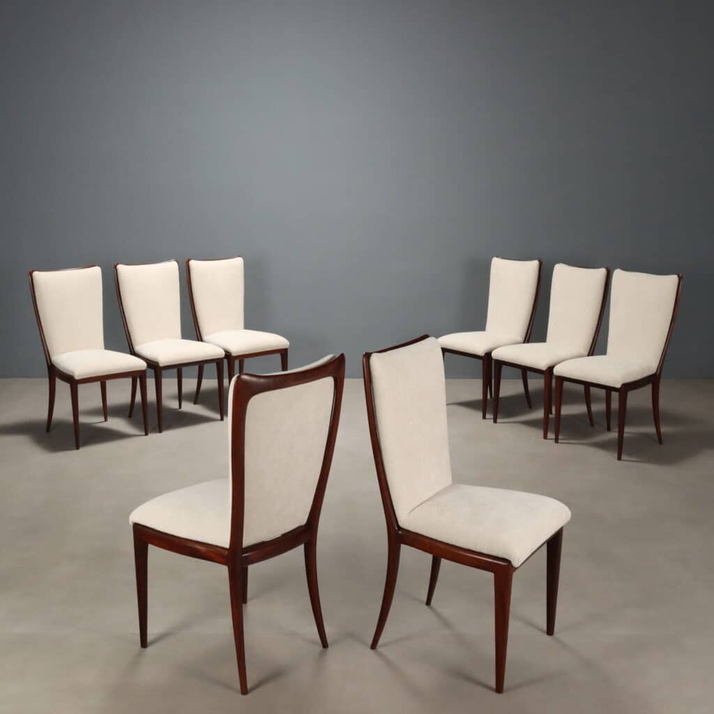 Otto Sedie da pranzo anni '50