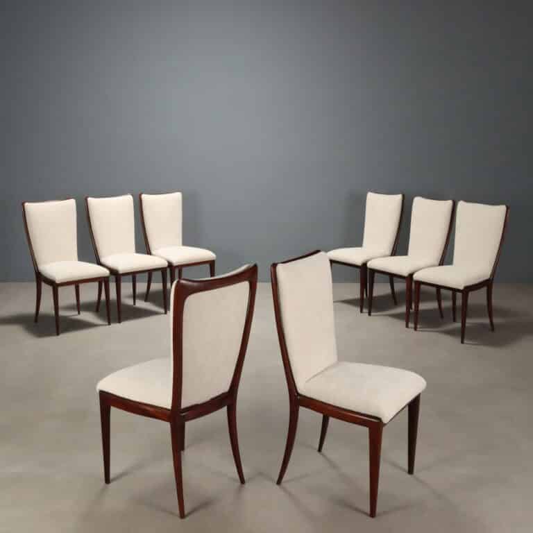 Otto Sedie da pranzo anni '50