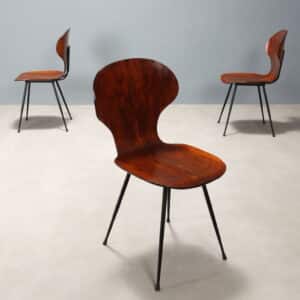 Tre Sedie anni '60 restaurate