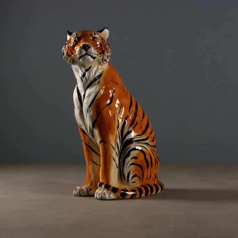 Tigre in ceramica anni '70