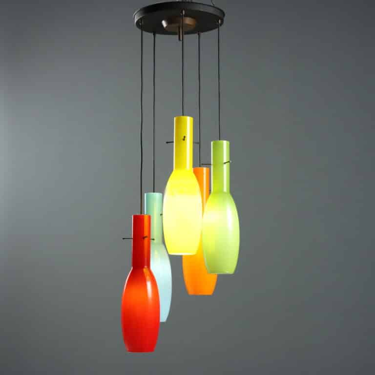 Lampada multicolore anni '60