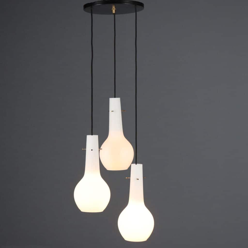Lampada anni '60 a tre punti luce