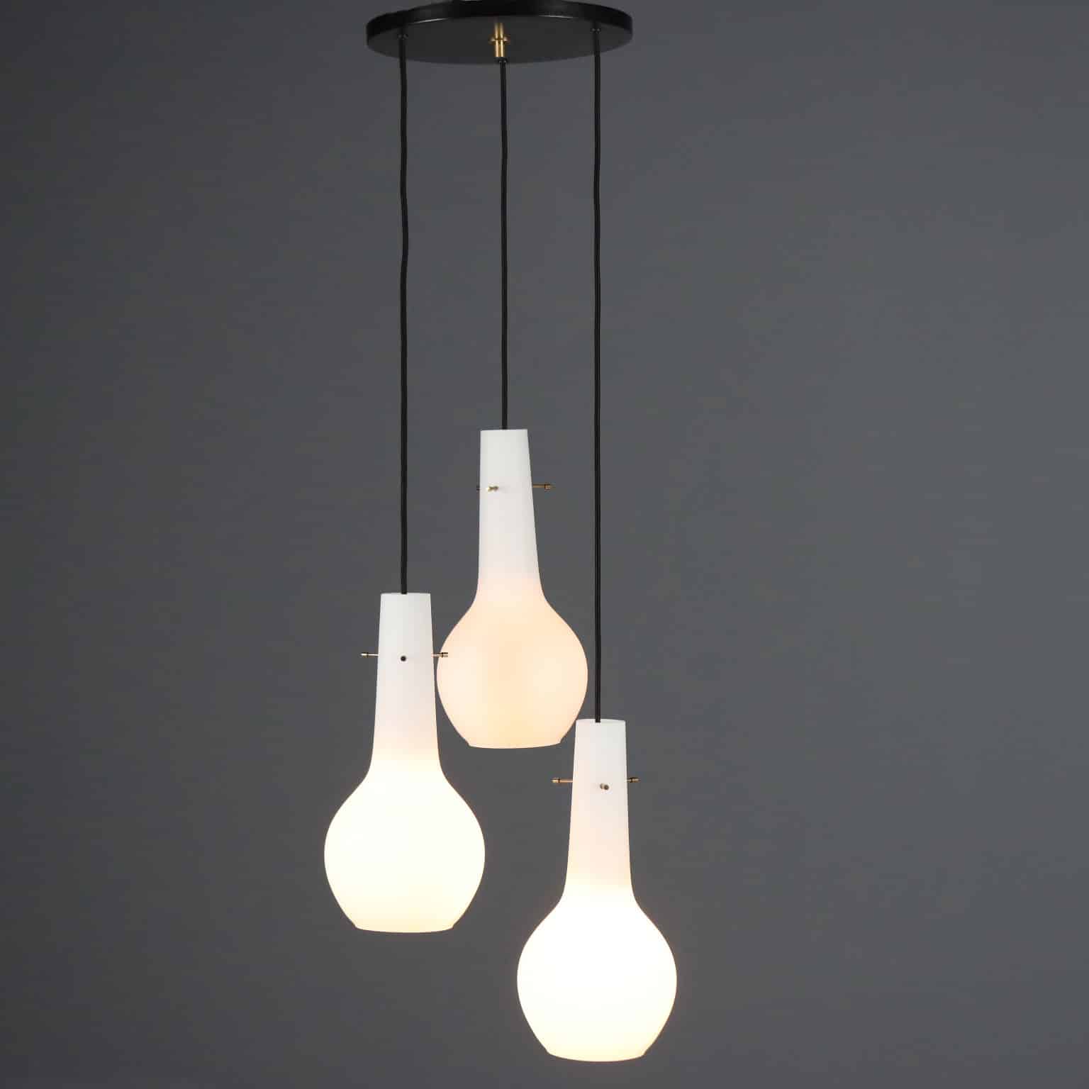 Lampada anni '60 a tre punti luce