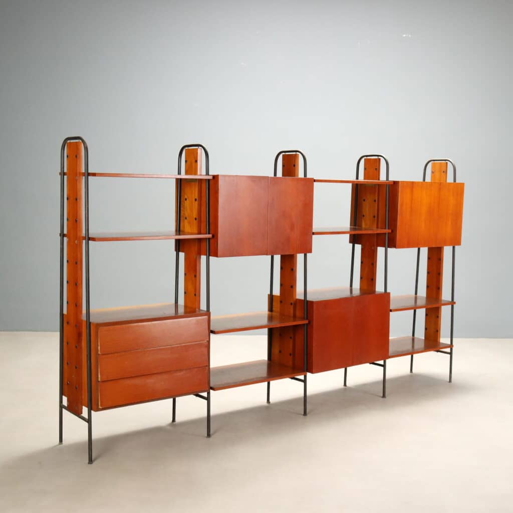 Libreria autoportante anni '60