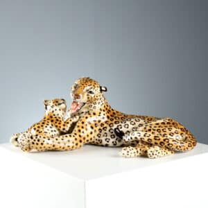 Leopardo in Ceramica Ronzan